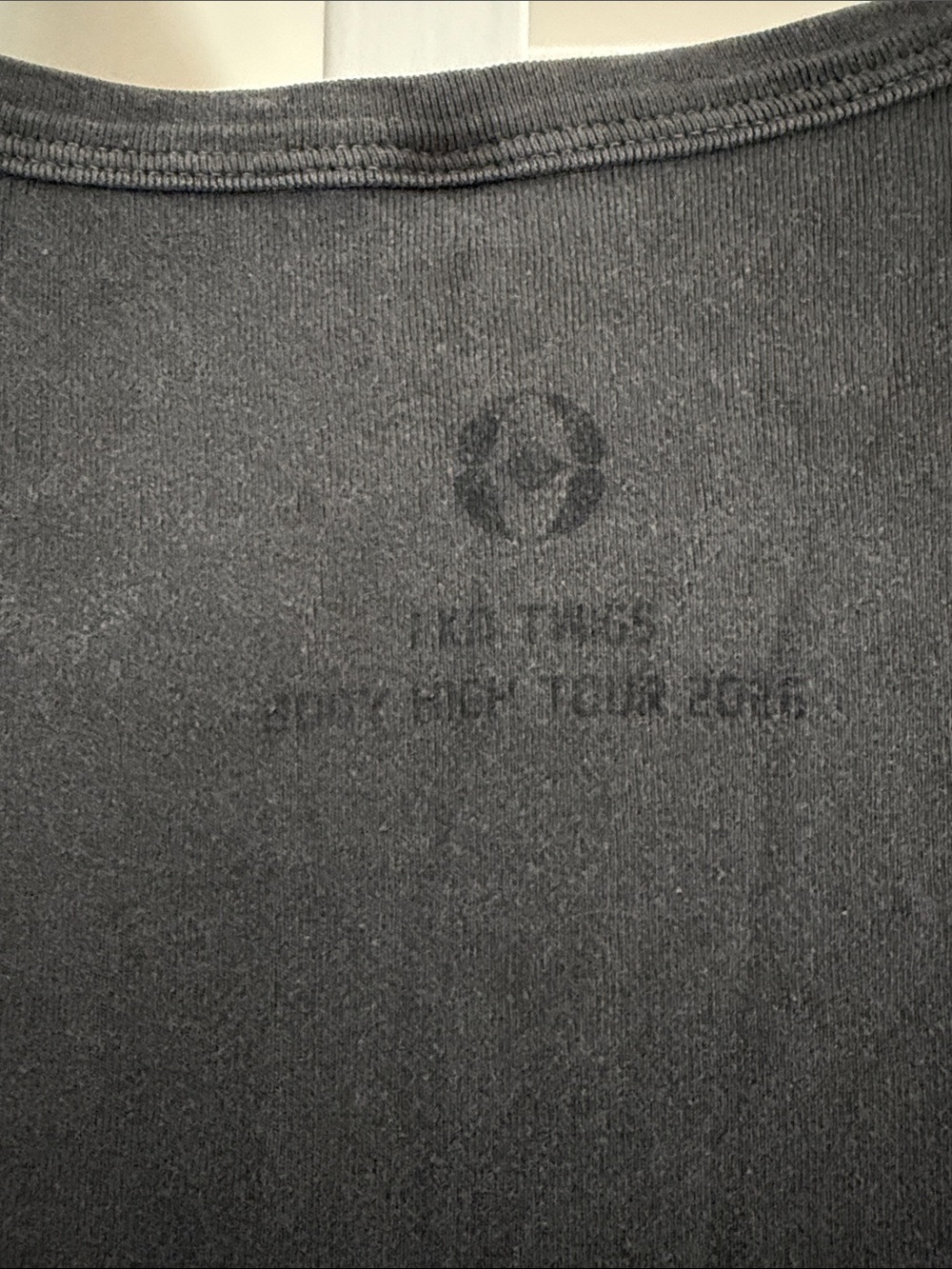 FKA TWIGS EUSEXUA BODY HIGH TOUR Long Sleeve Scoop Neck Top - Gray - Picture 3 of 5